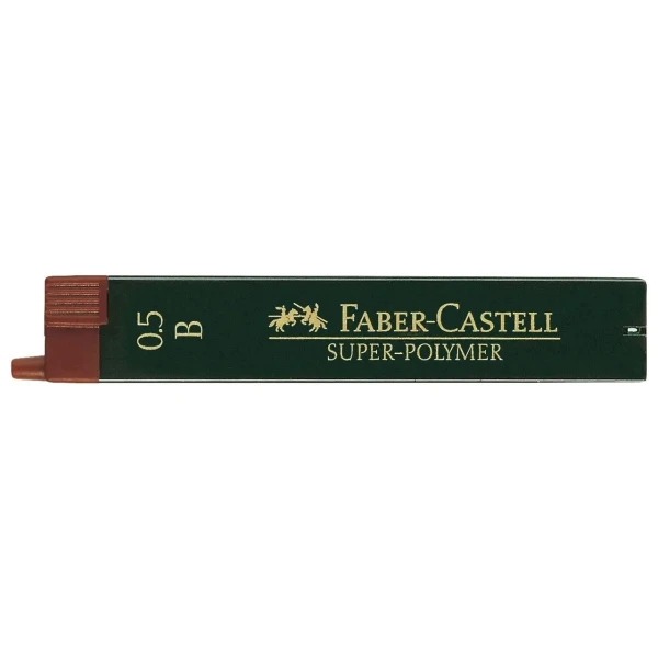 FABER-CASTELL ΠΕΡΙΕΚΤΗΣ 12 ΜΥΤΕΣ POLYMER 0.5mm B & 2B - 2 ΣΧΕΔΙΑ