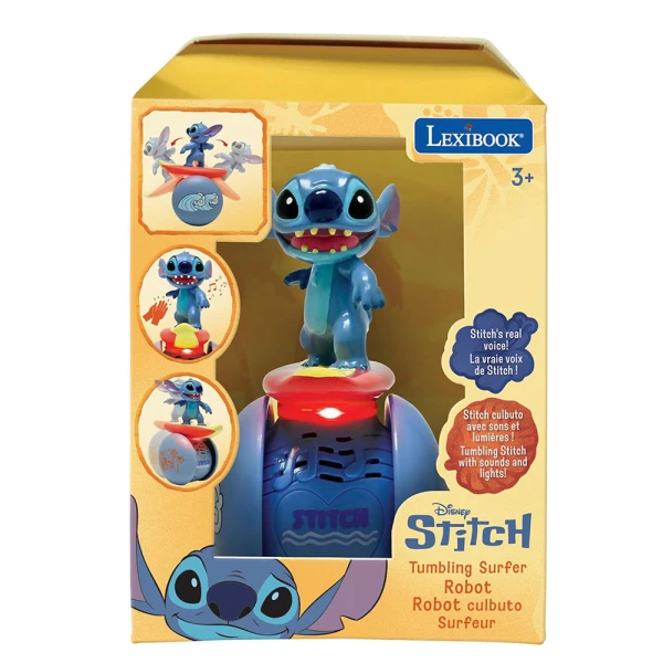 LEXIBOOK ΡΟΜΠΟΤ STITCH SURFER POWERMAN ΜΕ ΦΩΤΑ ΚΑΙ ΗΧΟΥΣ
