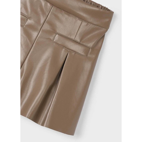 MAYORAL BERMUDA SHORTS PU BROWN 