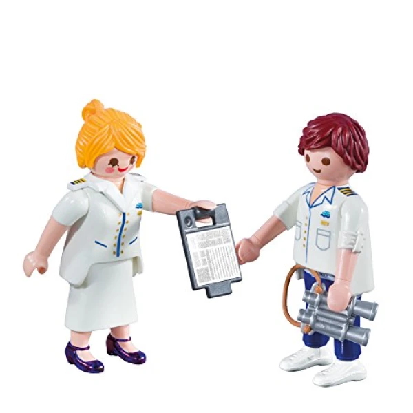 PLAYMOBIL DUO PACK ΠΡΟΣΩΠΙΚΟ ΚΡΟΥΑΖΙΕΡΟΠΛΟΙΟΥ