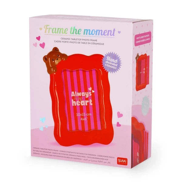LEGAMI ΚΕΡΑΜΙΚΗ ΚΟΡΝΙΖΑ FRAME THE MOMENT - TEDDY BEAR