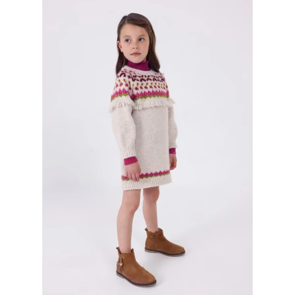 MAYORAL DRESS SAND DARK