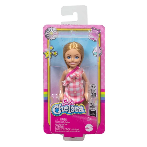 BARBIE CLUB DOLL CHELSEA & FRIENDS - CHECKED DRESS