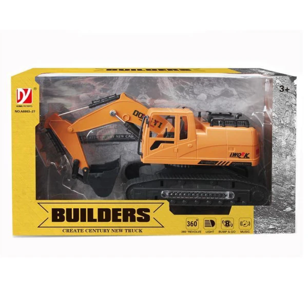B-O EXCAVATOR WITH LIGHTS & SOUNDS