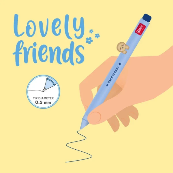 LEGAMI GEL PEN ANIMAL DECORATION LOVE FRIENDS - SLOTH