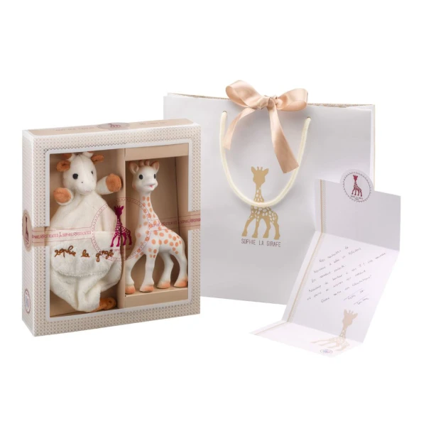 SOPHIE LA GIRAFE ΣΕΤ ΔΩΡΟΥ ΜΕ ΤΗΝ ΣΟΦΙ ΚΑΙ ΠΑΝΑΚΙ ΠΑΡΗΓΟΡΙΑΣ
