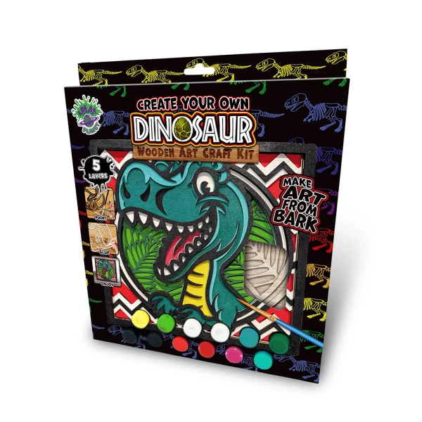 SPLAT PLANET ΞΥΛΙΝΟ ΣΕΤ ΖΩΓΡΑΦΙΚΗΣ DINOSAUR