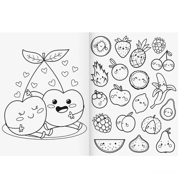 BRUNNEN FRUITY LOVE ΤΕΤΡΑΔΙΟ ΖΩΓΡΑΦΙΚΗΣ ΜΕ ΕΙΚΟΝΕΣ ΚΑΙ ΑΥΤΟΚΟΛΛΗΤΑ