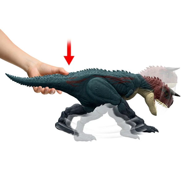 JURASSIC WORLD SURVIVAL CHARGE N\' CHOMP KARNOTAURUS