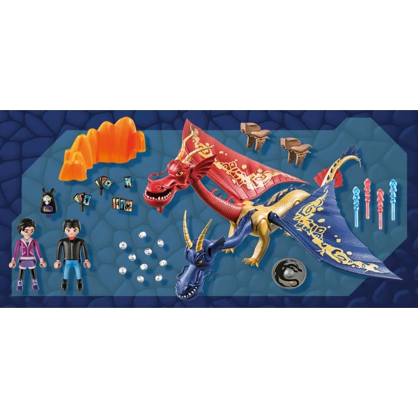 PLAYMOBIL DRAGONS THE NINE REALMS WU & WEI WITH JUN