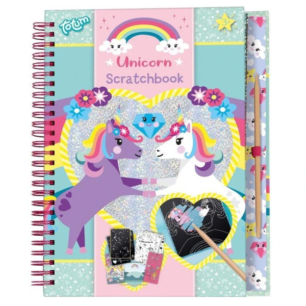 TOTUM SCRATCH BOOK - UNICORN