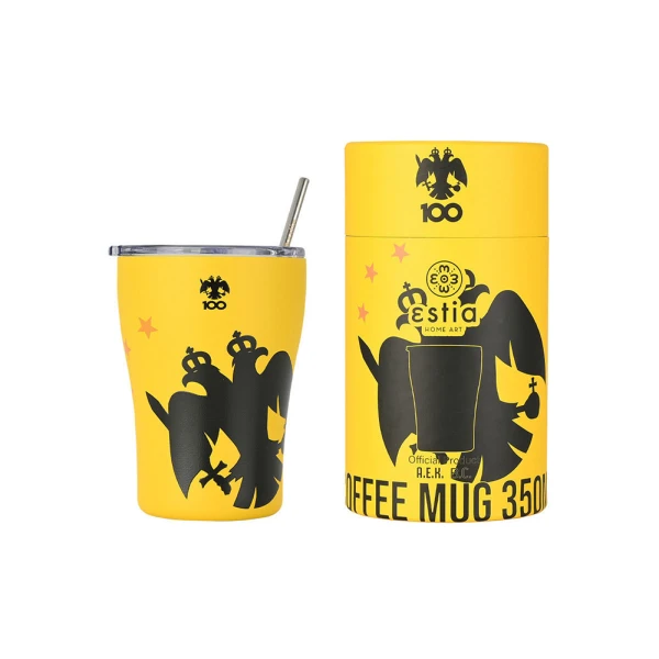 ESTIA HOME ART ΘΕΡΜΟΣ COFFEE MUG 350ml - AEK BC