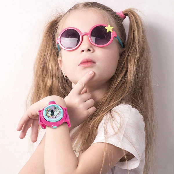 AS DIGITAL KIDS PROJECTOR WATCH UNICORN FOR AGES 3+