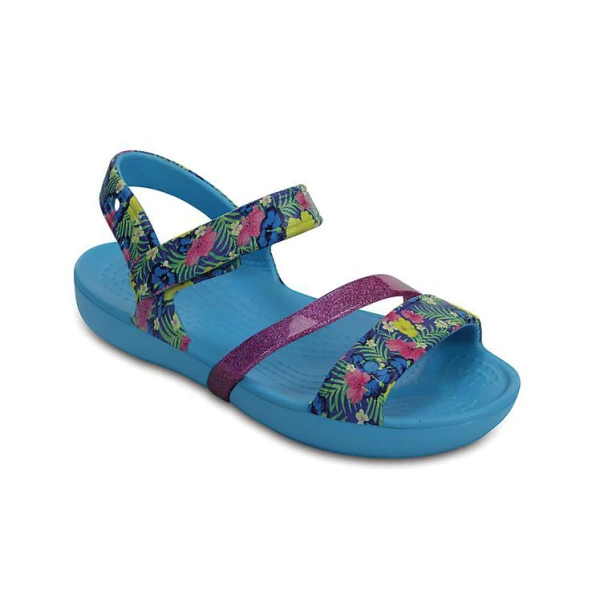 CROCS LINA SANDAL K ELECTRIC BLUE