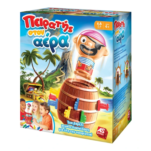 AS GAMES BOARD GAME POP UP PIRATE FOR AGES 4+ AND 2-4 PLAYERS