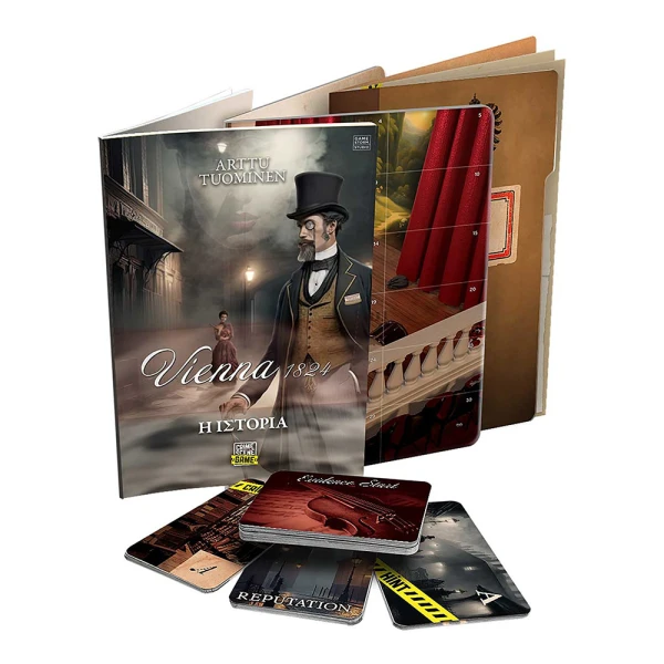 AS GAMES BOARD GAME CRIME SCENE VIENNA 1824 FOR AGES 18+ AND 1+ PLAYERS