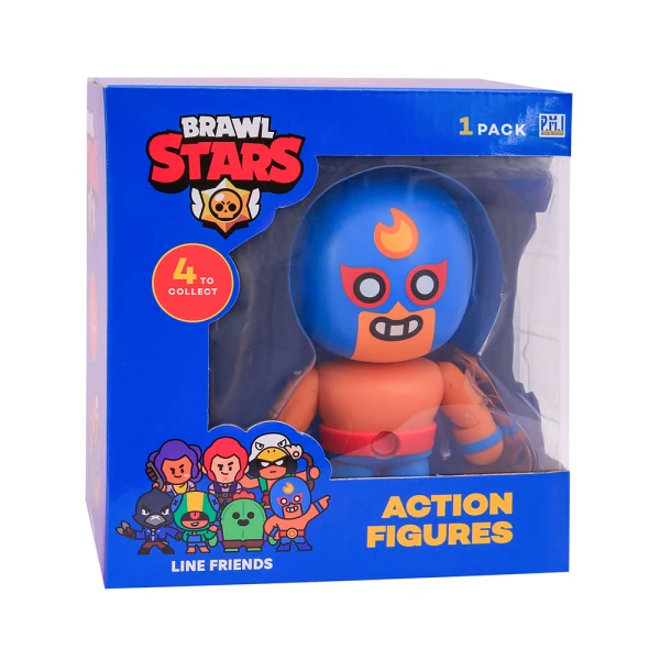 P.M.I. BRAWL STARS ACTION FIGURES 16.5 cm S1 BRW6500 - 4 DESIGNS