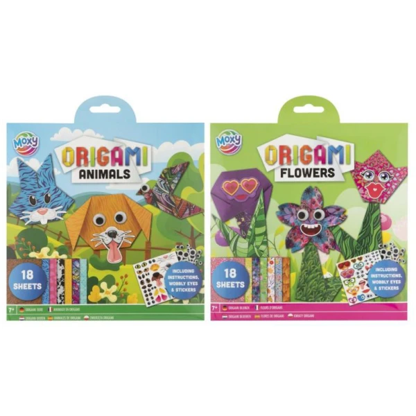 ORIGAMI ΜΕ ΛΟΥΛΟΥΔΙΑ ΚΑΙ ΖΩΑ - 2 ΣΧΕΔΙΑ