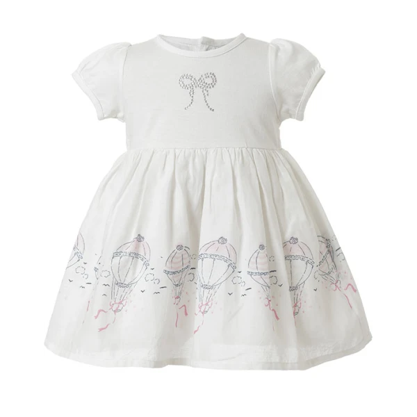 ENERGIERS BABY DRESS WHITE
