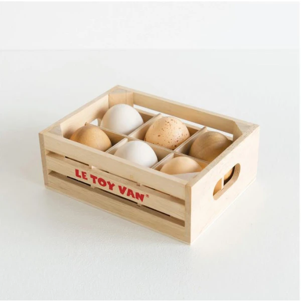 LE TOY VAN HONEYBAKE EGG CRATE SET OF 6 16x12x6 cm.