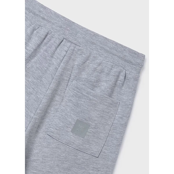 MAYORAL BERMUDA PANTS FLEECE BASIC GREY MELANGE