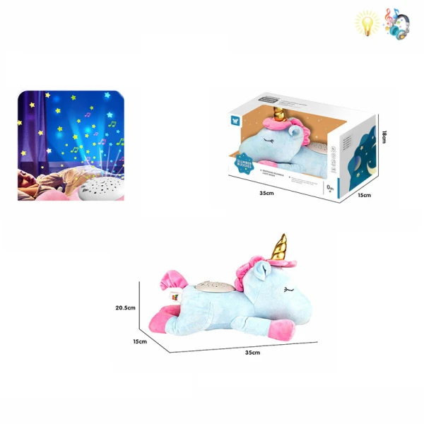 MUSIC PROJECTOR WITH SOUNDS UNICORN - ΣΙΕΛ