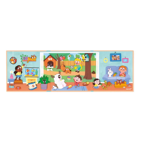 JANOD MAGNETIC BOOK PETS STORIES FOR 3+