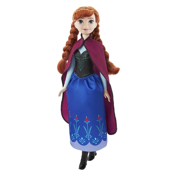 DISNEY PRINCESS ΒΑΣΙΚΗ ΚΟΥΚΛΑ ANNA ΜΠΛΕ ΦΟΡΕΜΑ