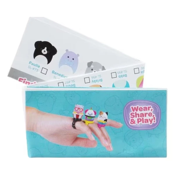 SQUISHMALLOWS SQUISH-A-LONGS ΚΑΨΟΥΛΑ ΕΚΠΛΗΞΗ ΜΕ 2 ΦΙΓΟΥΡΕΣ W5