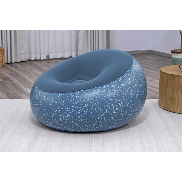 BESTWAY INFLATABLE CHAIR 112X112X66 cm INFLATE A CHAIR BLUE