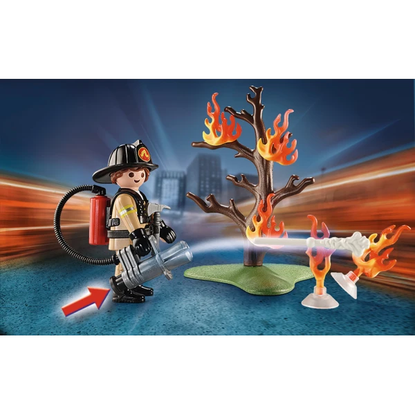 PLAYMOBIL CITY ACTION FIRE RESCUE CARRY CASE