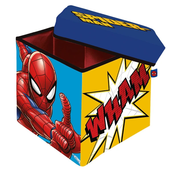 STORAGE STOOL 30X30X30 cm SPIDERMAN
