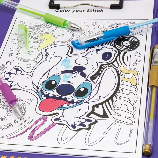 HAPPIHOBBI ART JOURNAL FLUO ΣΤΥΛΟ STITCH