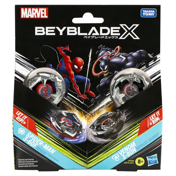 BEYBLADE X MARVEL SPIDERMAN vs VENOM