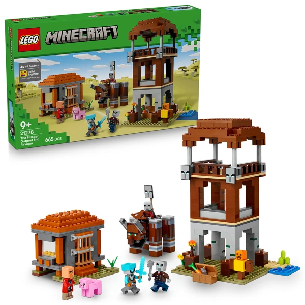 LEGO® MINECRAFT® ΤΟ ΟΧΥΡΟ ΤΩΝ ΑΡΠΑΓΩΝ ΚΑΙ ΟΛΕΘΡΟΣ