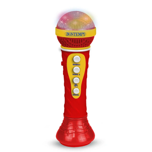 BONTEMPI KARAOKE MICROPHONE WITH LIGHT EFFECTS