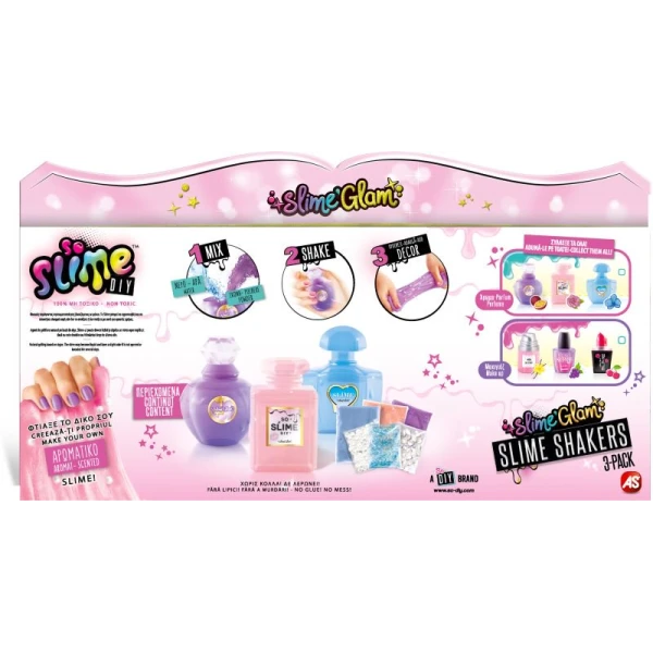 SO SLIME SLIMEGLAM SHAKER 3-PACK FOR AGES 6+