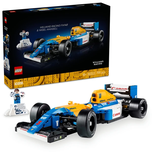 LEGO® ICONS WILLIAMS RACING FW14B & NIGEL MANSELL