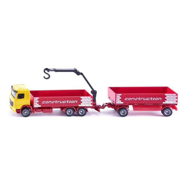 SIKU TRUCK FOR CONSTRUCTION MATERIAL WITH TRAILER