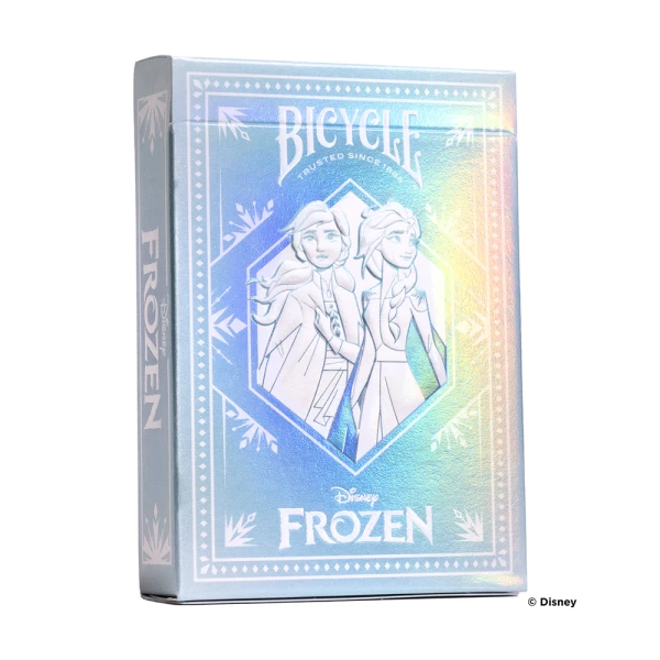 BICYCLE PLAYING CARDS DISNEY FROZEN BLUE AND PURPLE