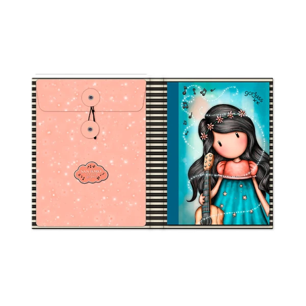 GORJUSS SANTORO NOTEBOOK AND STATIONERY SET THIS ONE\'S FOR YOU