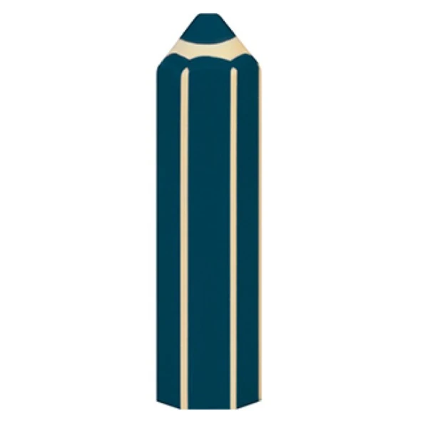 FUN ERASER PENCIL SHAPE DENIM 6 cm 