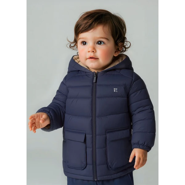 MAYORAL JACKET SOFT REVERSIBLE BLUE 