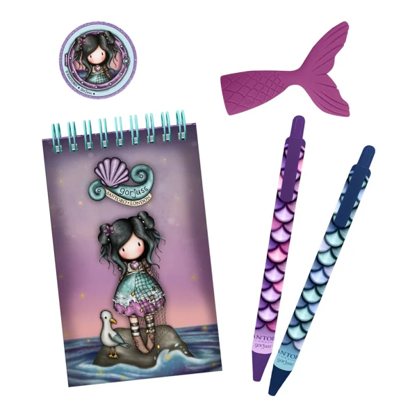 GORJUSS SANTORO STATIONERY SET MAKING WAVES - LOST AT SEA