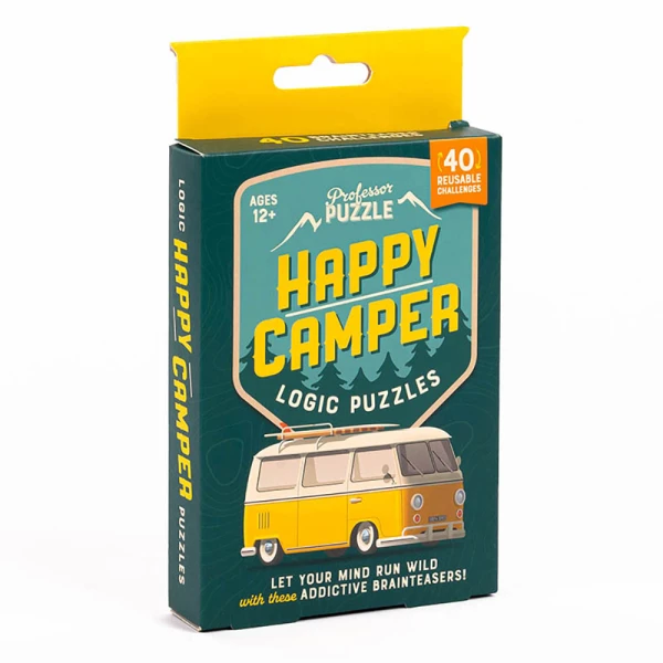 PROFESSOR PUZZLE HAPPY CAMPER LOGIC PUZZLES
