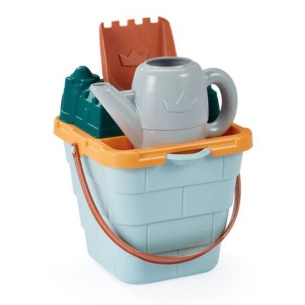 ECOIFFIER BEACH BUCKET 16 cm CASTLE WITH 2 MOLDS