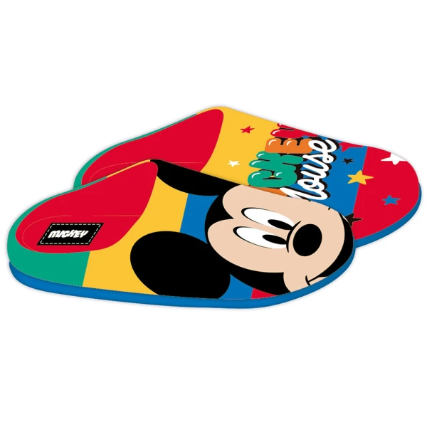 ΠΑΙΔΙΚΕΣ ΠΑΝΤΟΦΛΕΣ ΜΕ ΣΚΛΗΡΗ ΣΟΛΑ - MICKEY