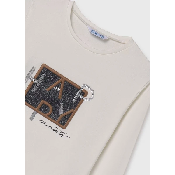 MAYORAL LONG SLEEVES BLOUSE IVORY