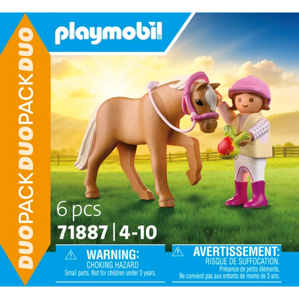 PLAYMOBIL DUOPACK ΚΟΡΙΤΣΑΚΙ ΜΕ ΠΟΝΥ