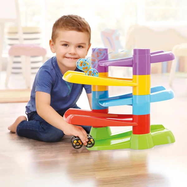 QUERCETTI RACE TRACK WITH FLIP CARS 7 pcs